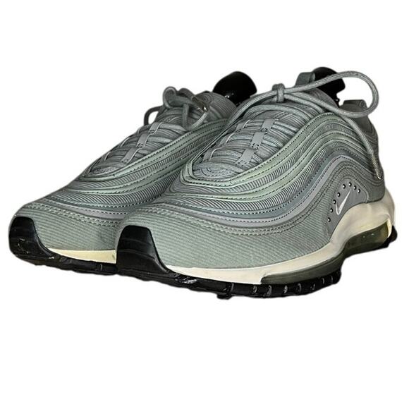 Womens Nike Air Max 97 AQ4137-300 Synthetic Athletic Running Shoes Size 10 Green - Picture 1 of 6